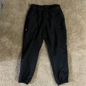 scrubstar black jogger scrub bottoms